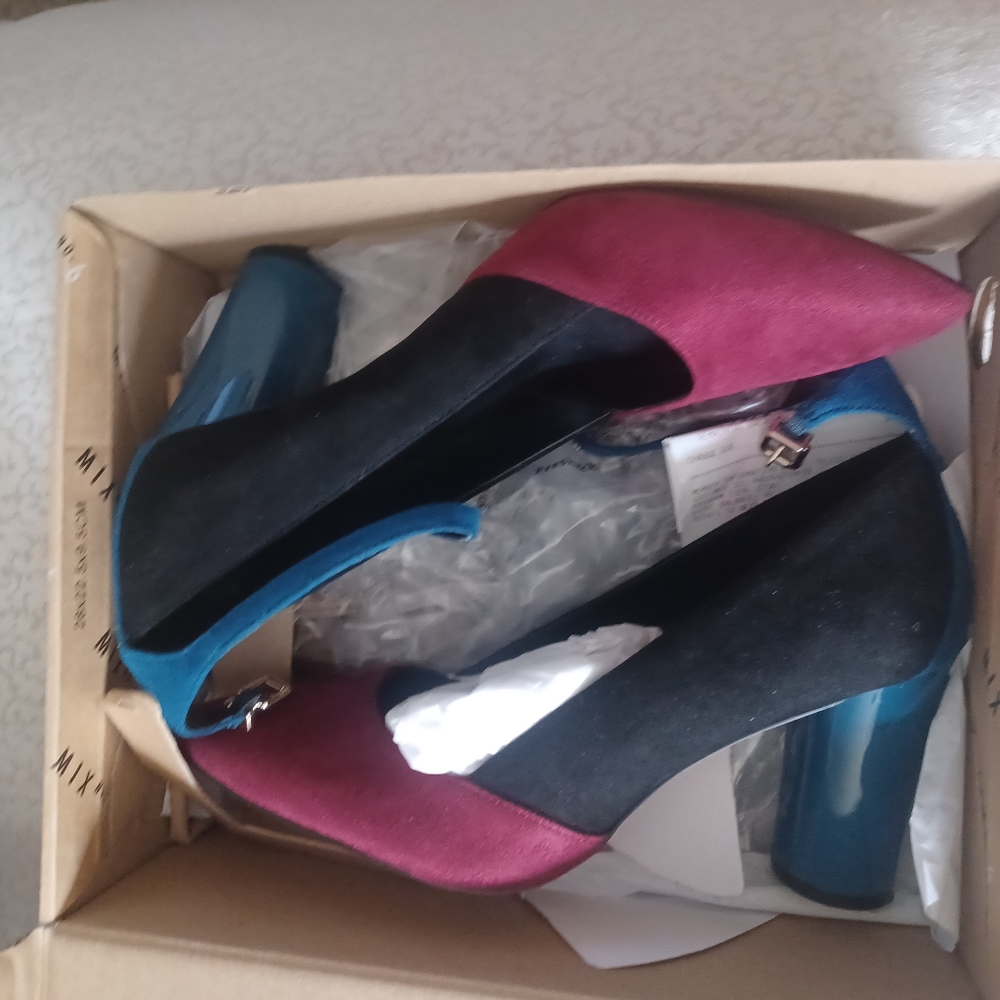 Womens multi suede shoes